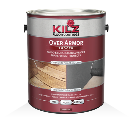 KILZ® Primers, Paints, Wood Care & Concrete Stains Over