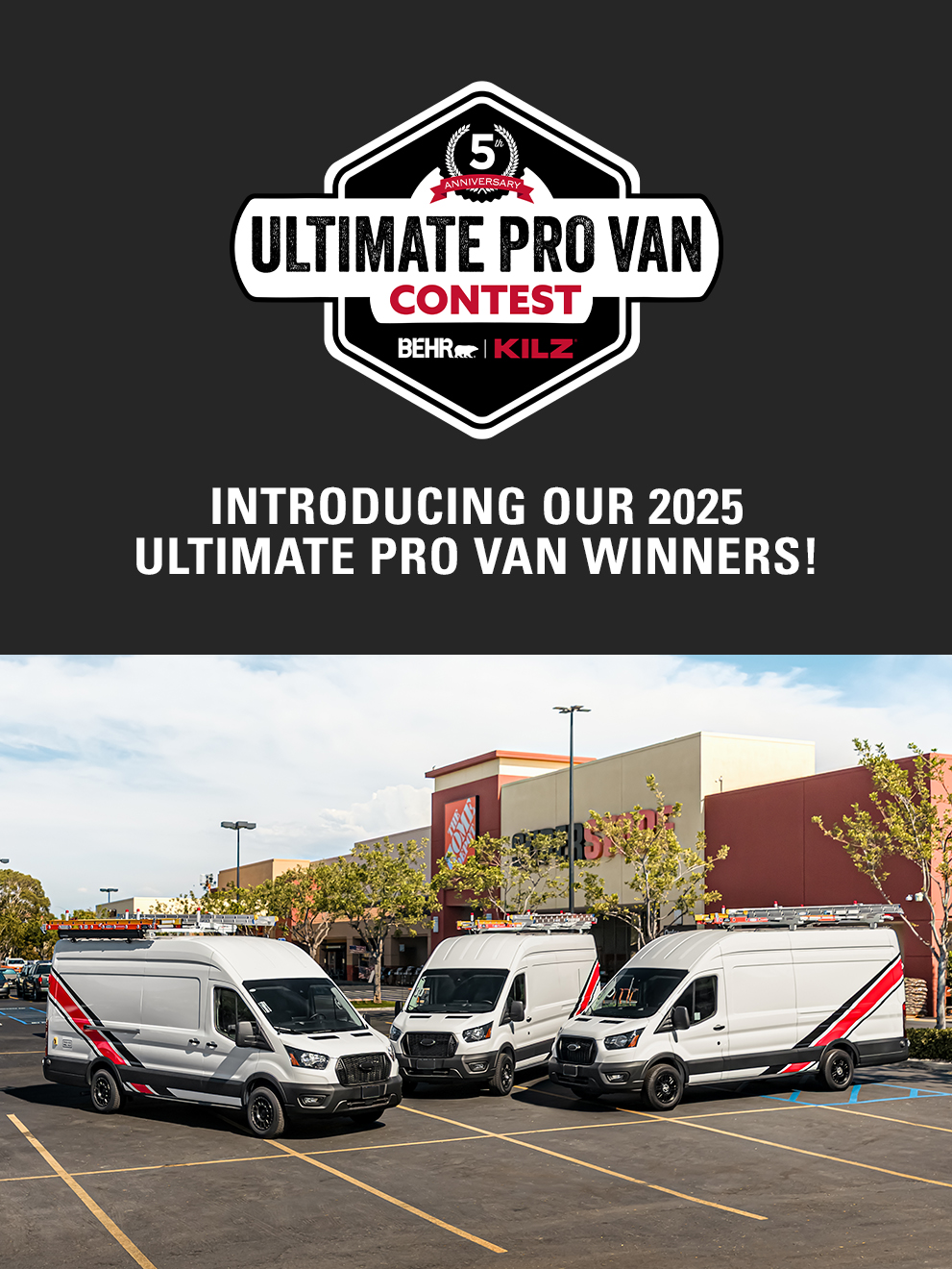 KILZ Pro Van Winners banner