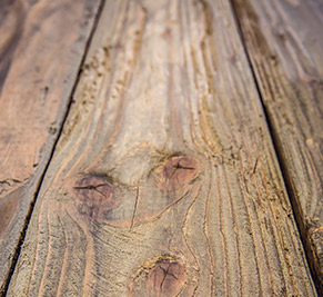 Close up image of a piece of wood
