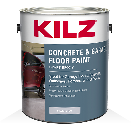 1 Part Acrylic Concrete Garage, Best Color To Paint Concrete Garage Floor