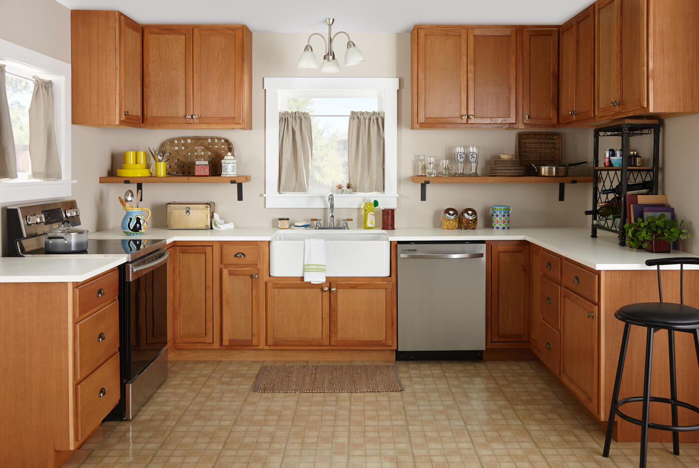 Kitchen before