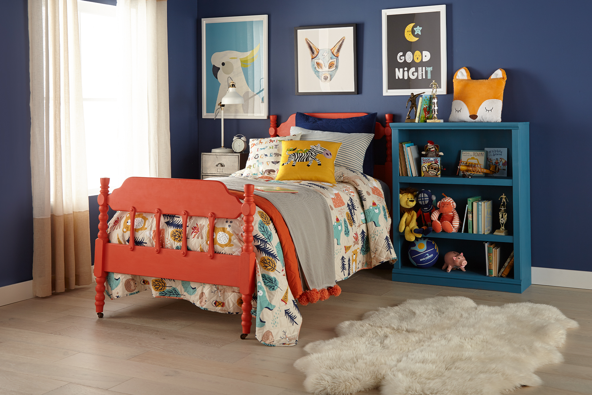 Colorful kid's bedroom