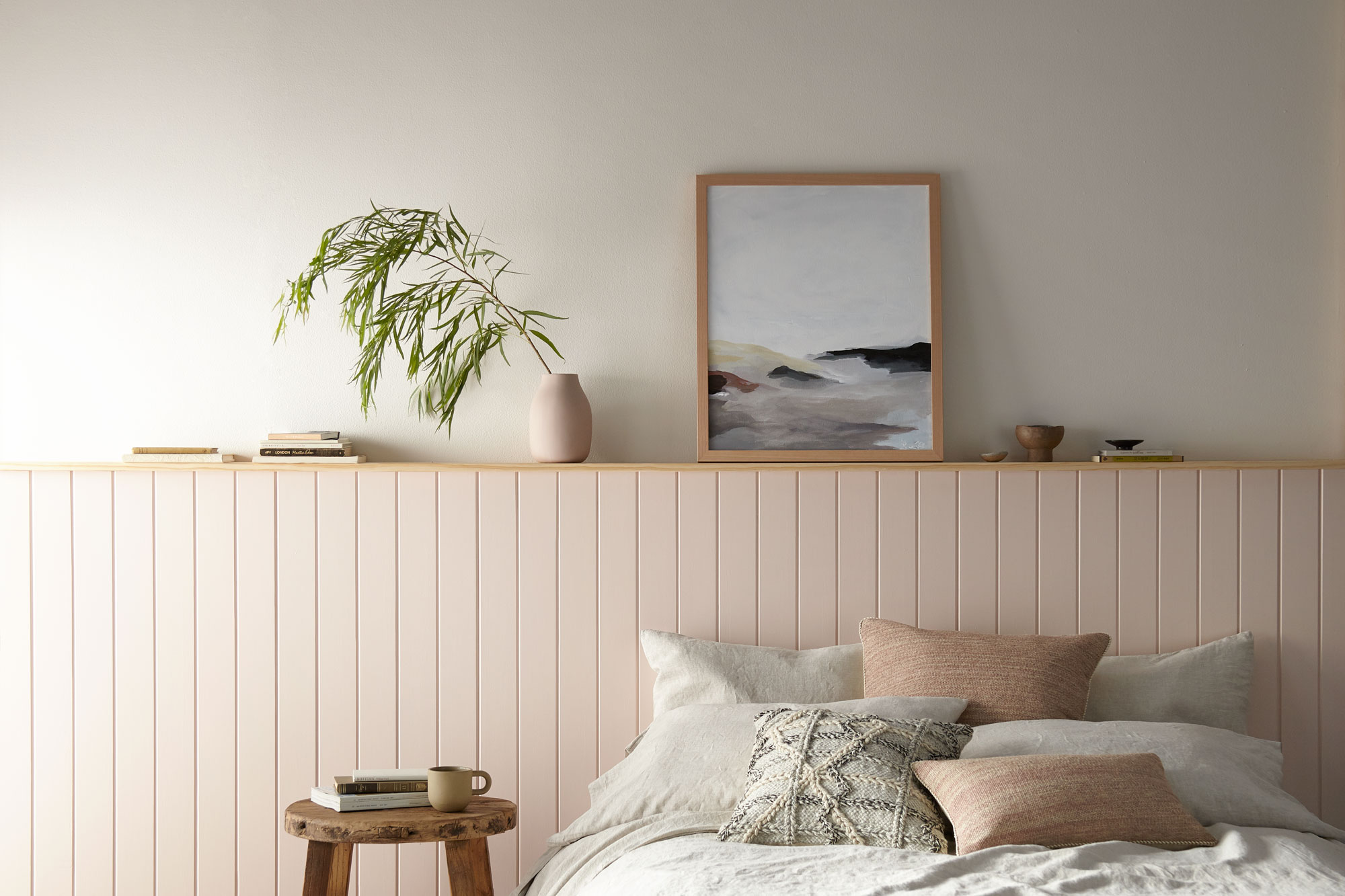 Magnolia Home: Relaxing Rose-Hued Bedroom