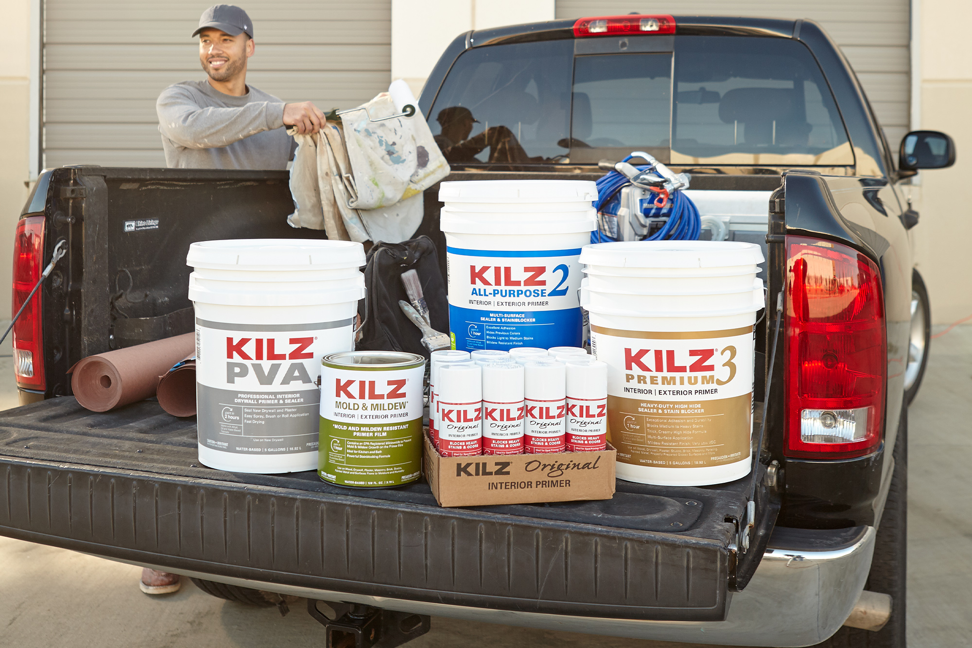 Kilz Primer Group Image on Truck