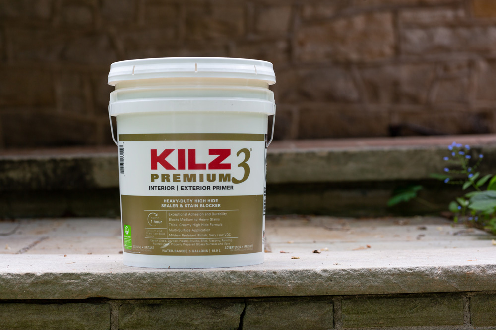 Image of a 5-gallon KILZ 3 Premium Primer