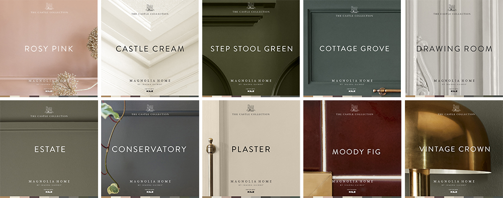 Image of Castle Collection color palette from Magnolia Home by Joanna Gaines® Paint