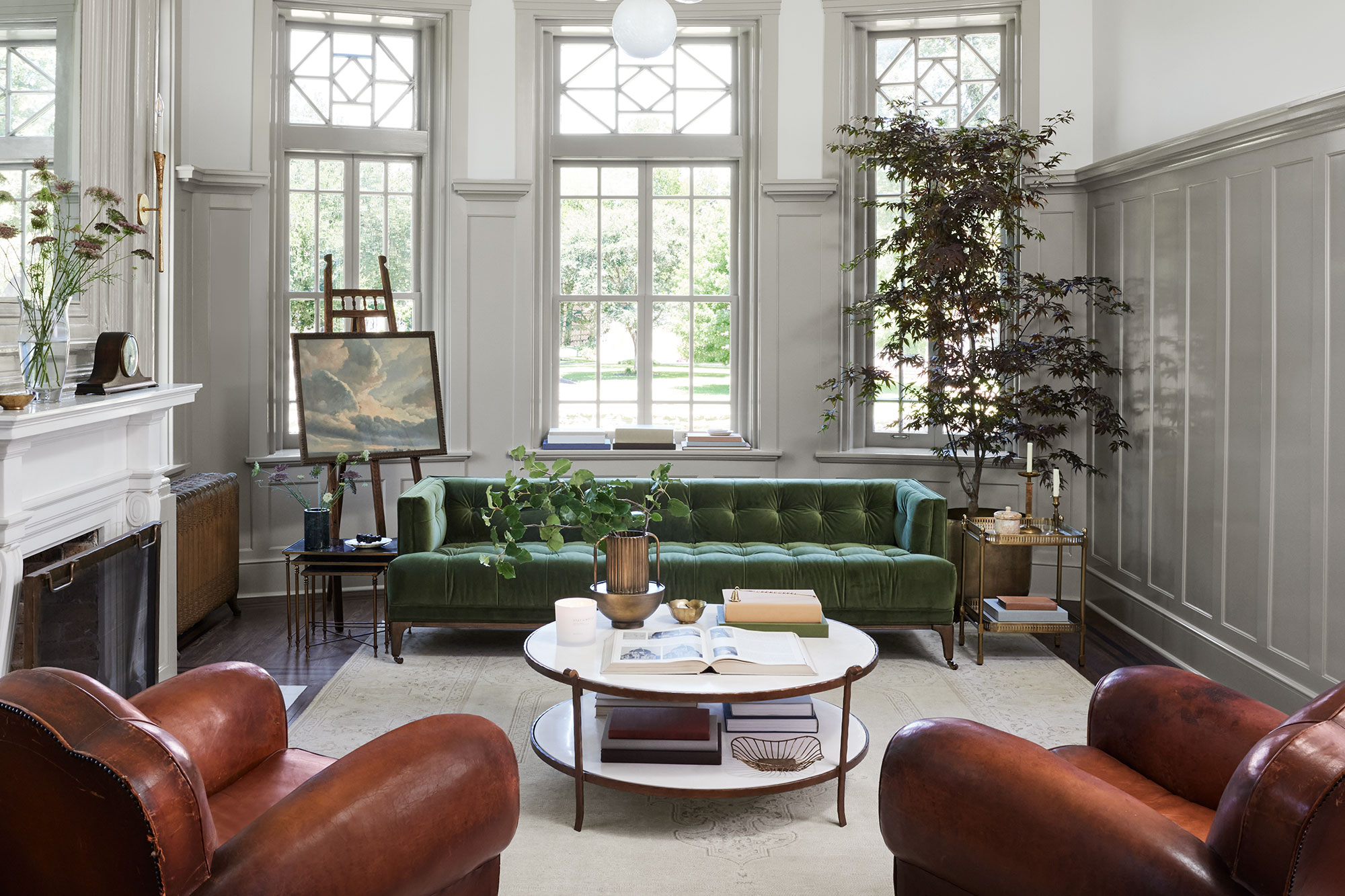 Image of the Drawing Room from the Castle renovation.