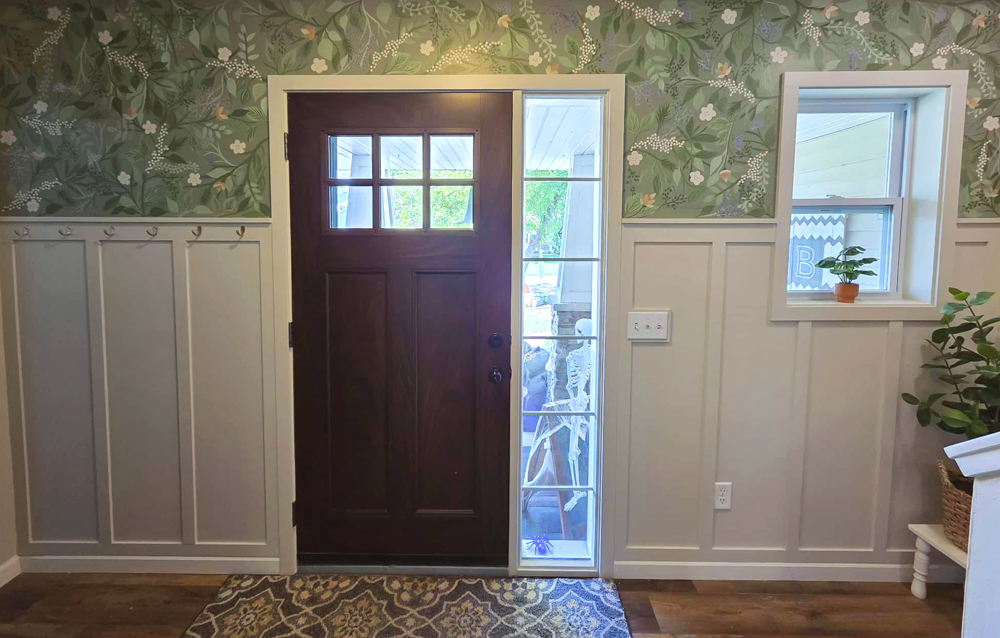 After image of the entryway