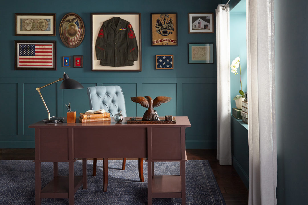 A Military Makeover for Grandpa’s Office The Perfect Finish Blog by KILZ®