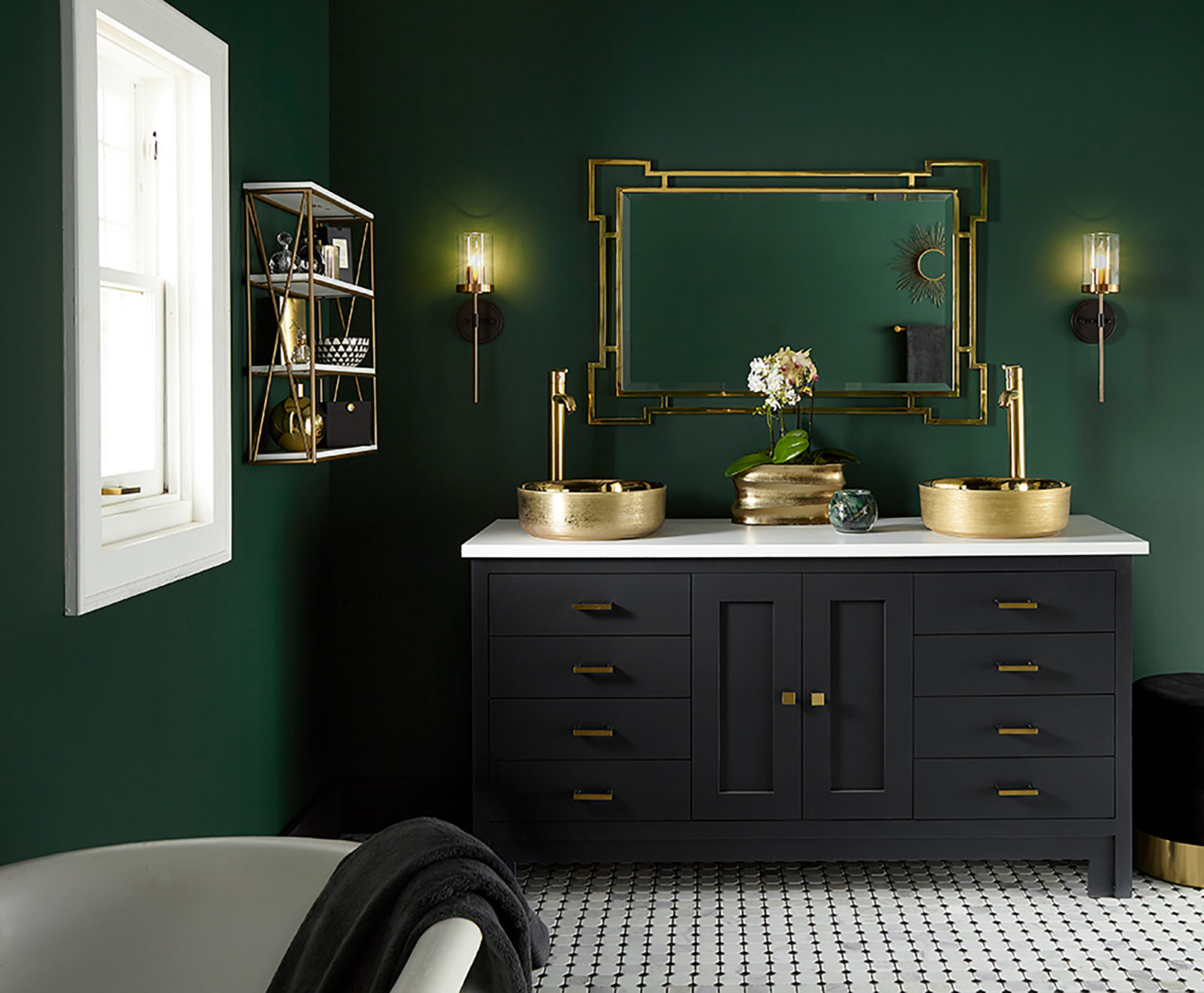 Moody Master Bathroom Makeover The Perfect Finish Blog by KILZ®