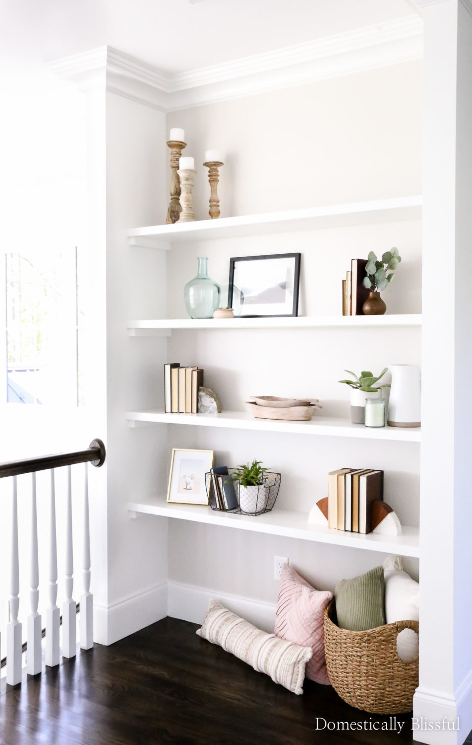 DIY Wall to Wall Floating Shelves The Perfect Finish Blog by KILZ®
