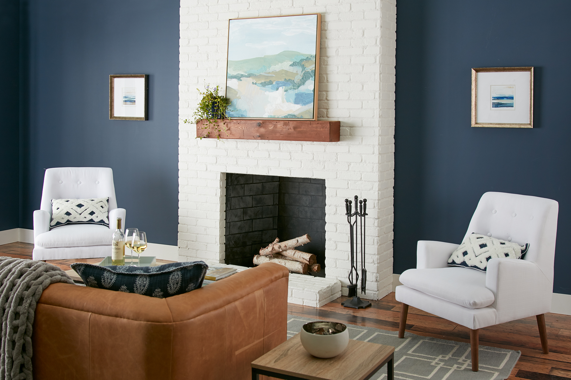 Mid-Century Modern Living Room Makeover - The Perfect Finish Blog by KILZ®