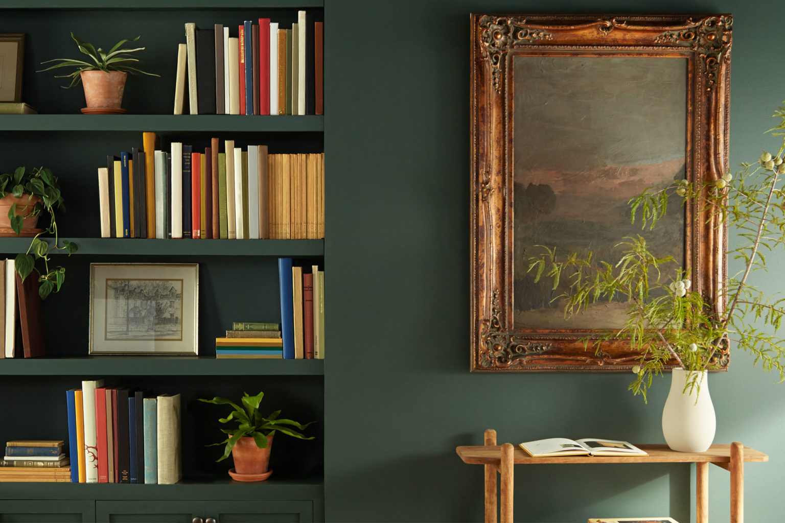 Magnolia Home Cozy Green Library The Perfect Finish Blog by KILZ®