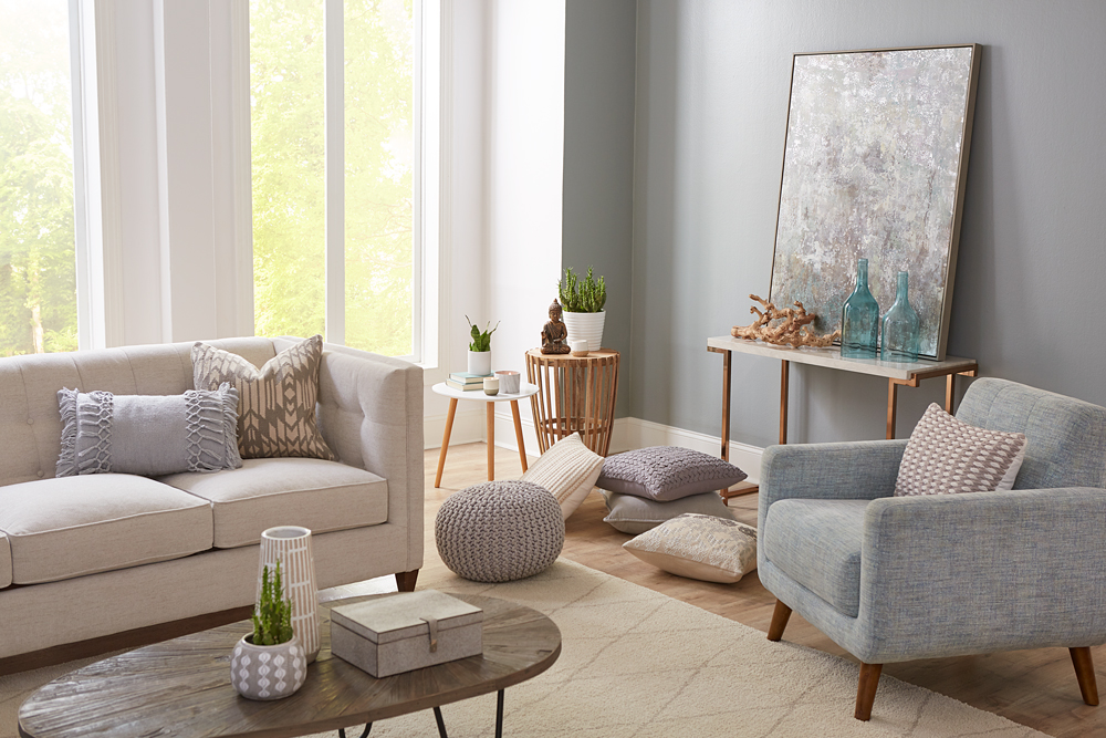Living Room Makeover with Meditation in Mind