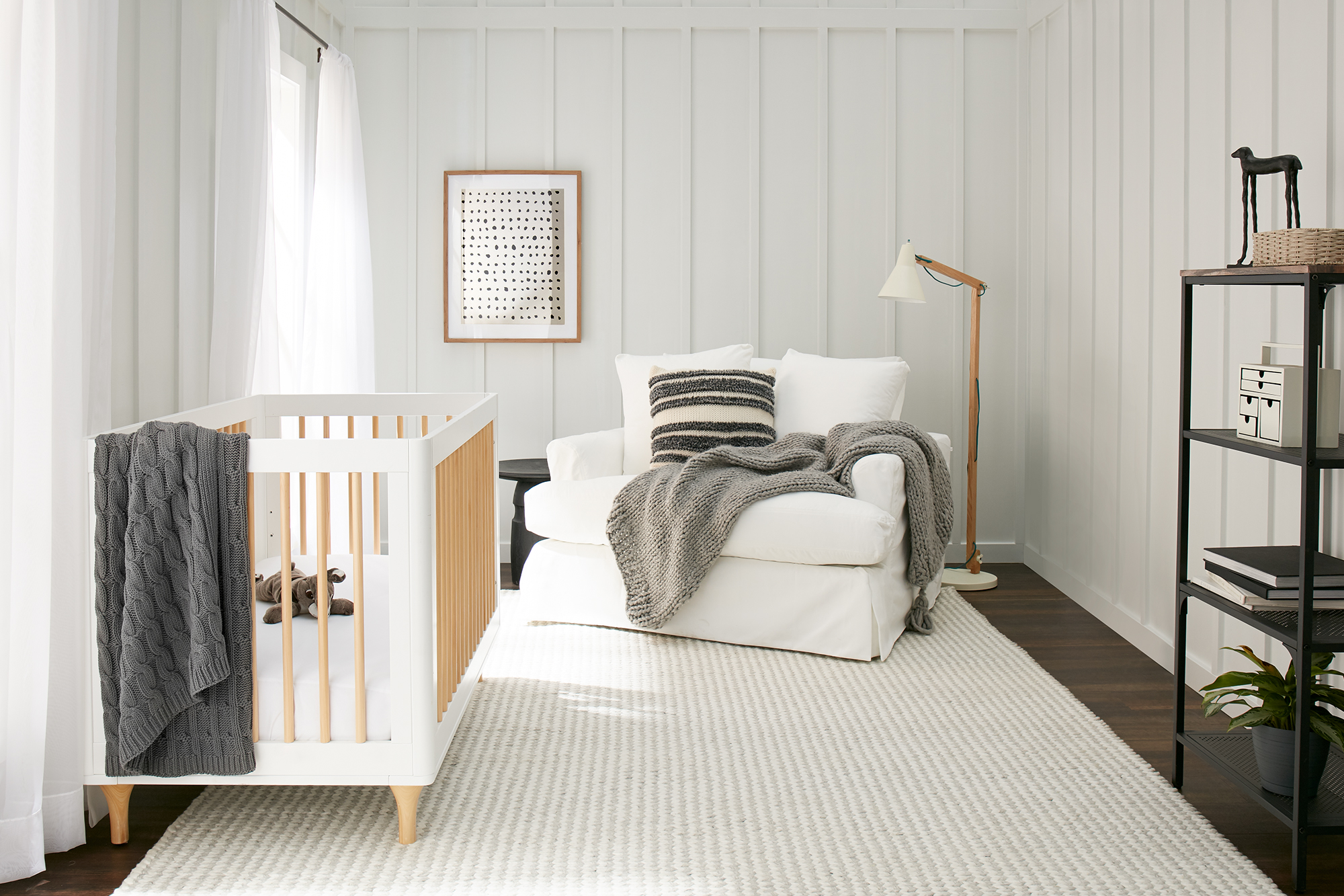 Wide Shot of Nursery Primed with KILZ