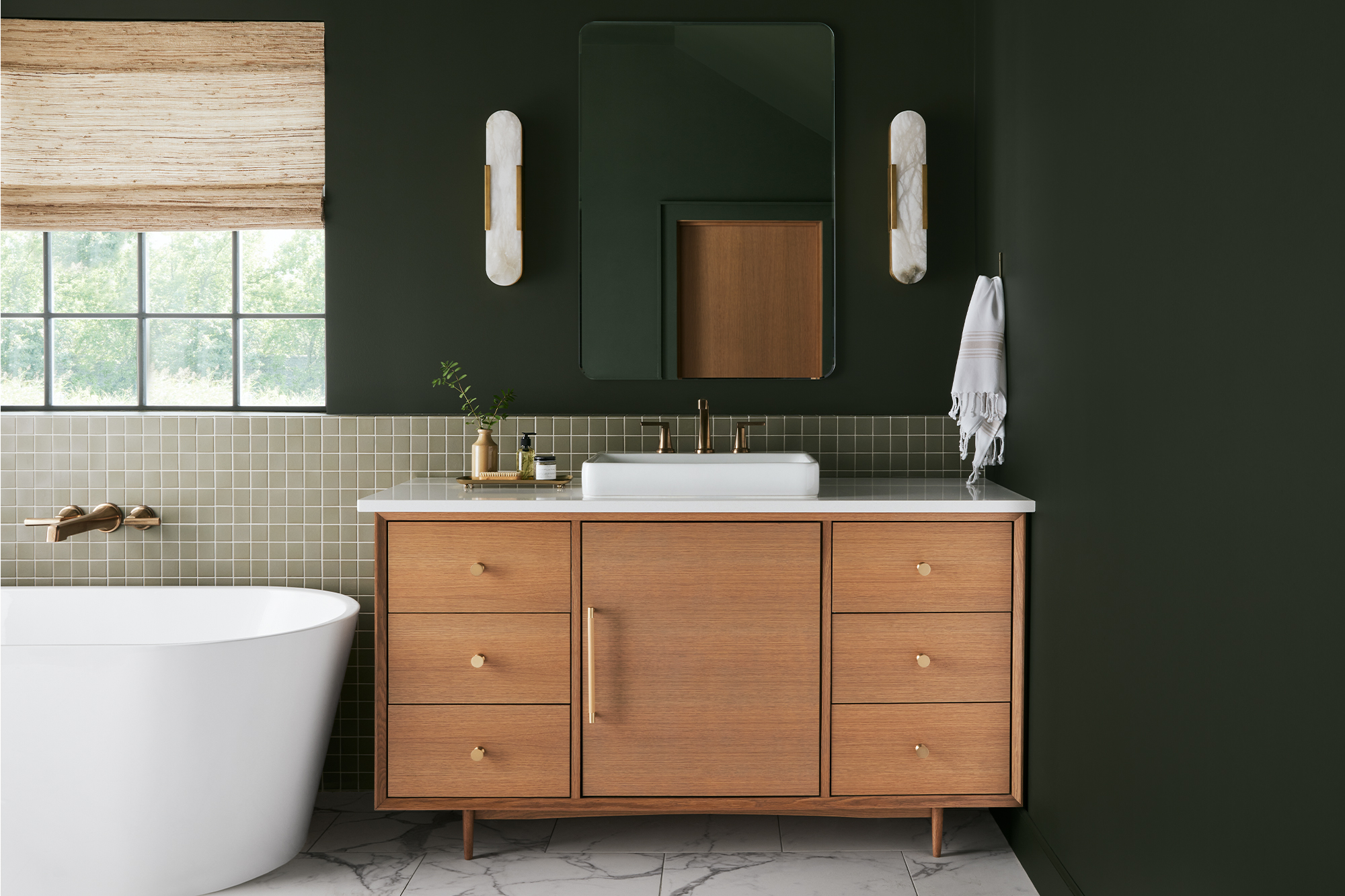 MAGNOLIA HOME A BOLD AND MOODY BATHROOM The Perfect Finish Blog by KILZ®