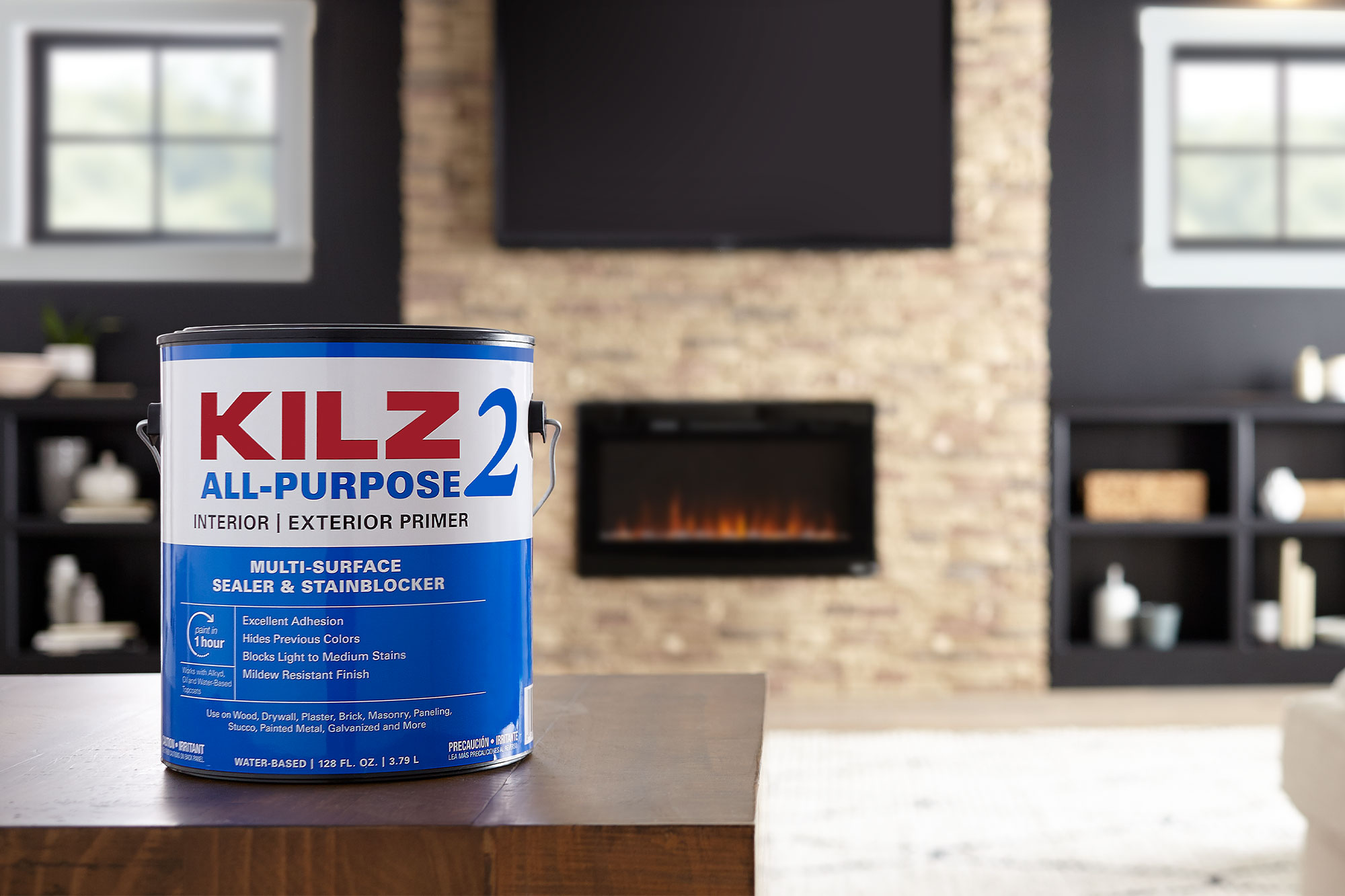 KILZ AllPurpose Latex Primer, Interior/Exterior, Gallon, 51 OFF