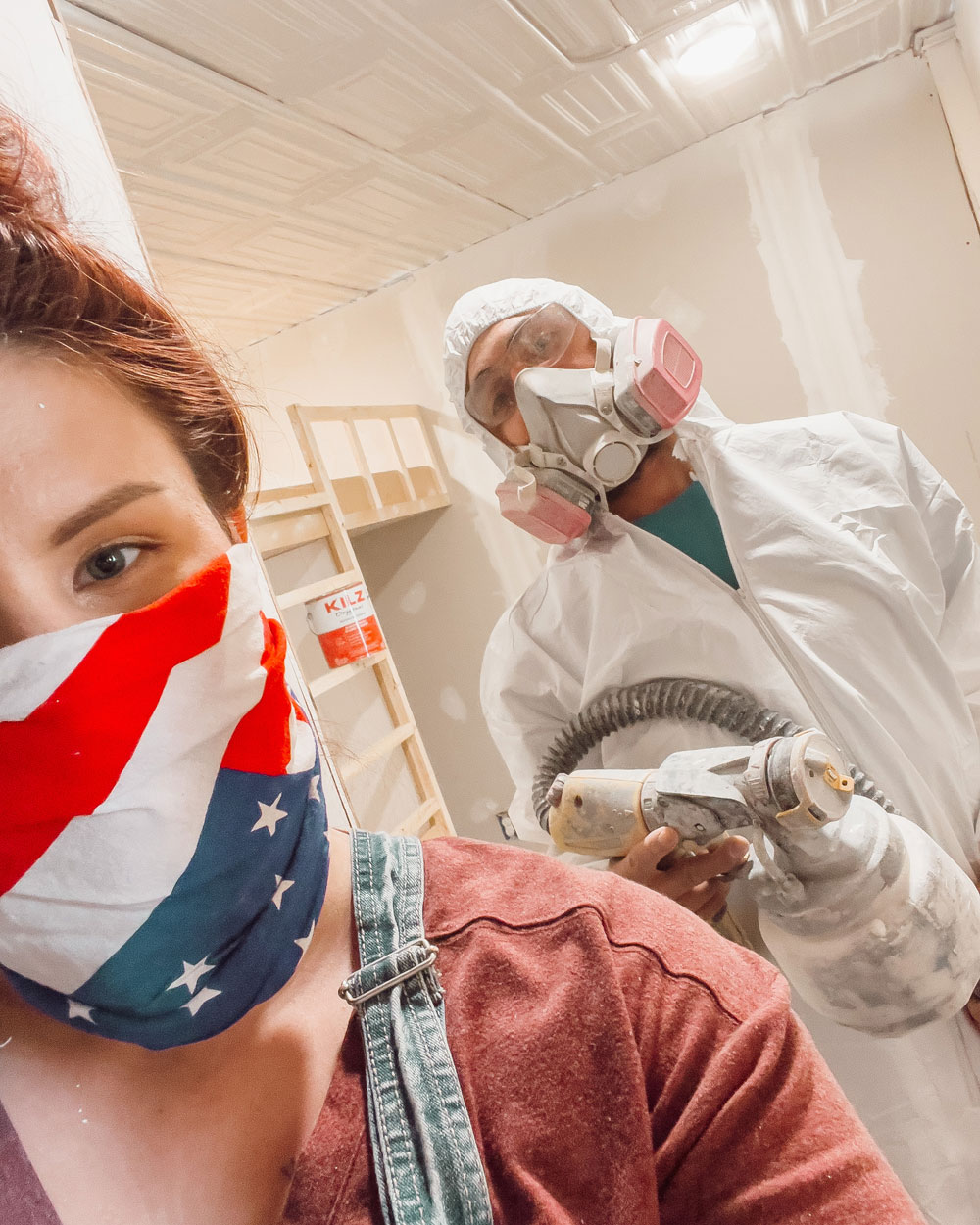 Transform a Historic Bedroom’s Tin Ceiling with Kenny & Kate KILZ Blog